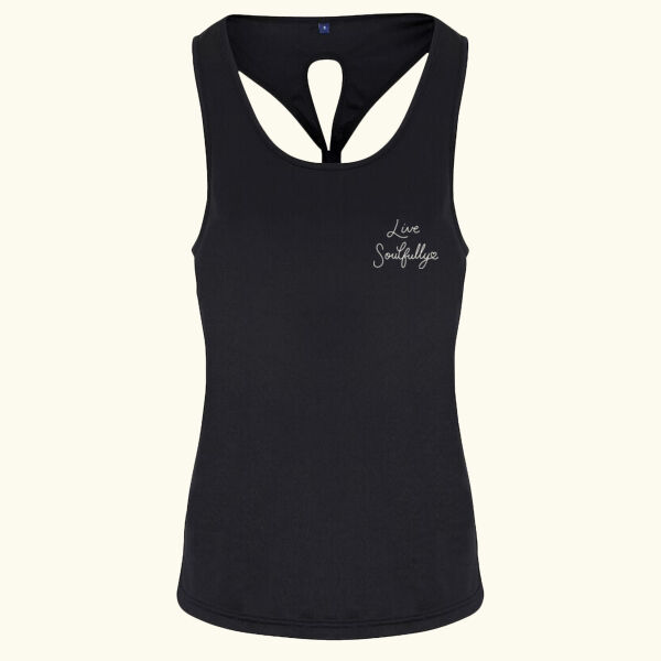 Live Soulfully Yoga Knot Vest  Thumbnail