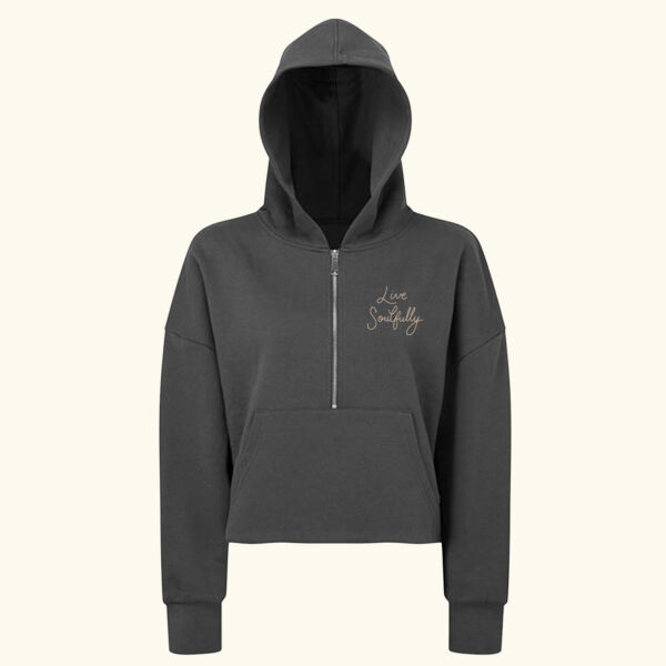 Oversized 1/4 Zip Hoodie Thumbnail