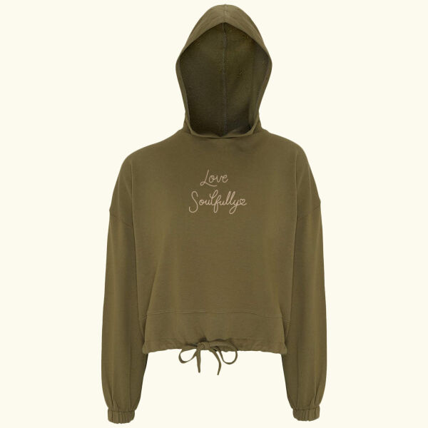Love Soulfully Cropped Hoodie  Thumbnail