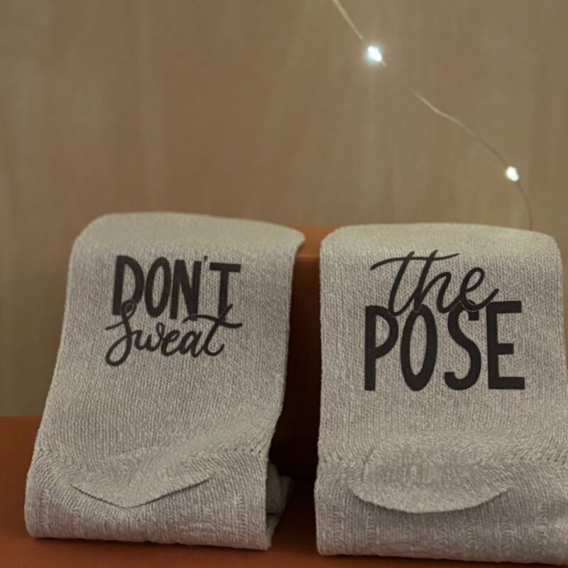 Don't Sweat The Pose Snug Socks   Thumbnail