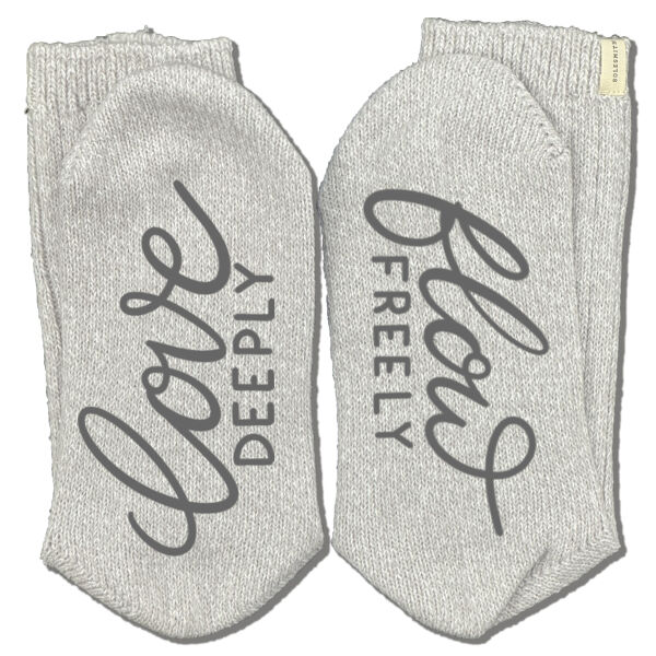 Love Deeply, Flow Freely Snug Socks   Thumbnail