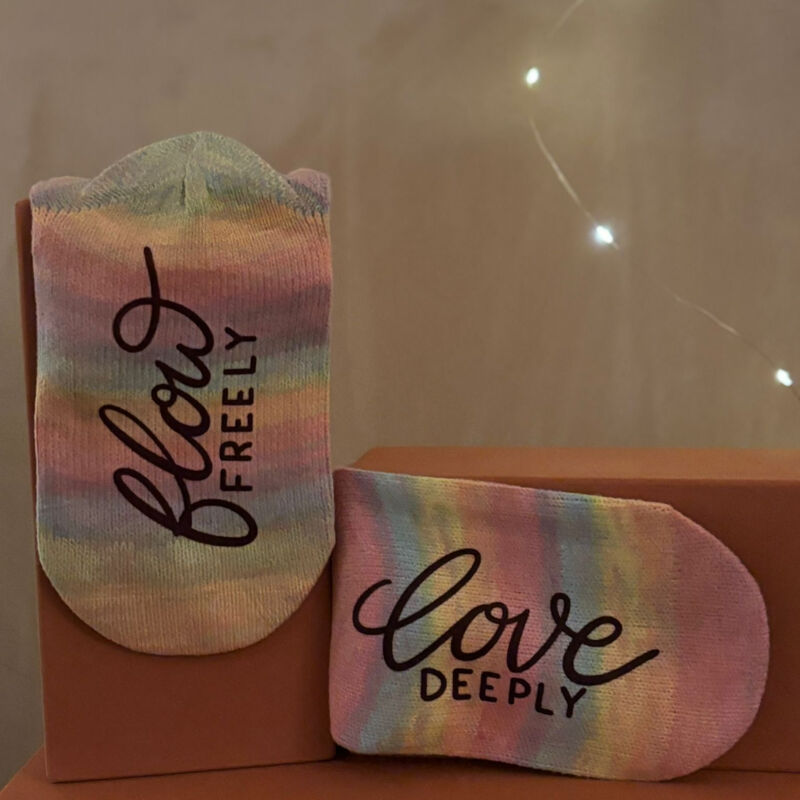 Love Deeply, Flow Freely Snug Socks  Thumbnail