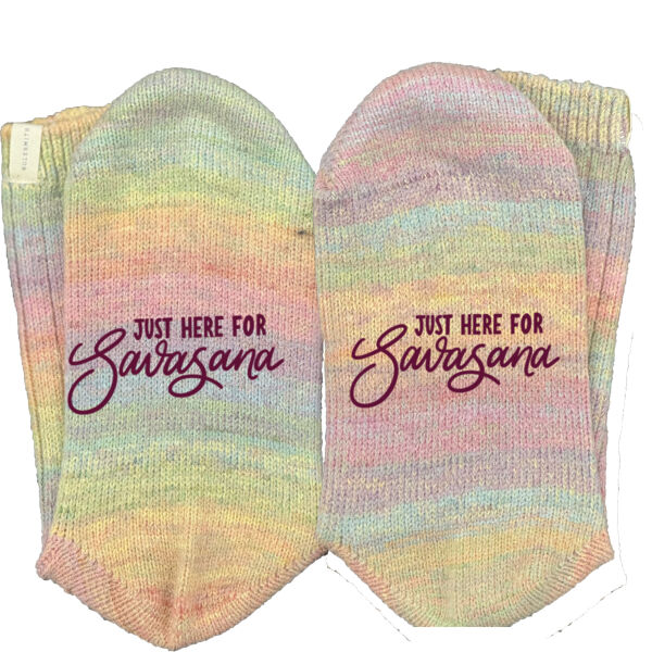 Just Here For The Savasana Snug Socks  (Small) Thumbnail