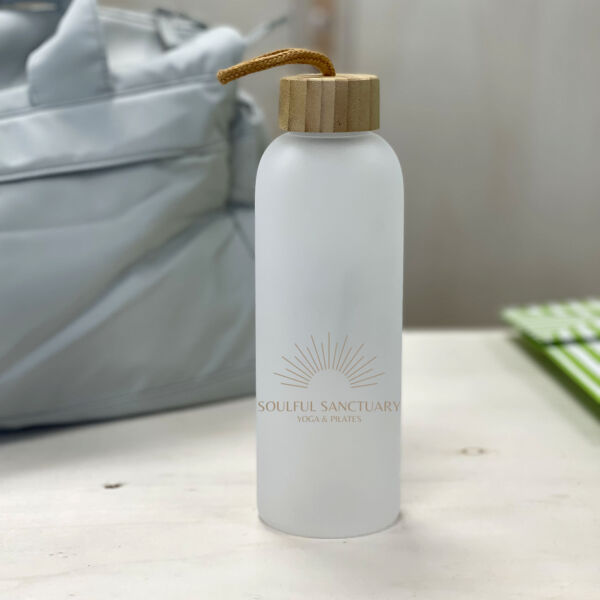 Soulful Sanctuary Frosted Glass Bottle Thumbnail