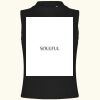 Women's high neck crop vest Thumbnail
