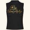 Women's high neck crop vest Thumbnail